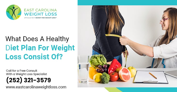 What Does A Healthy Diet Plan For Weight Loss Consist Of?