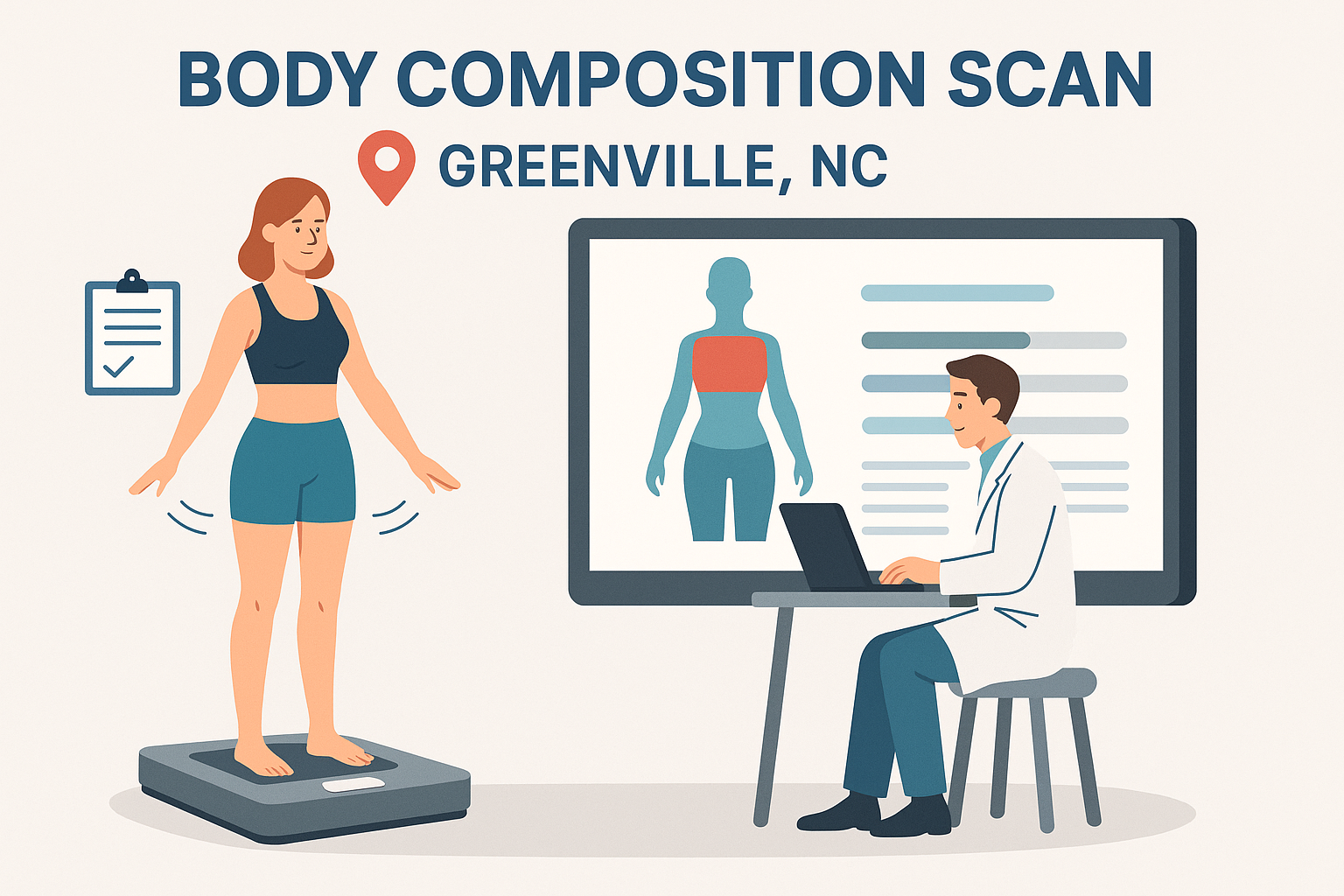 Weight Loss in GreenVille NC Body Composition Scan