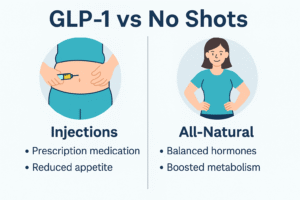 Weight Loss in GreenVille NC GLP-1 vs No Shots