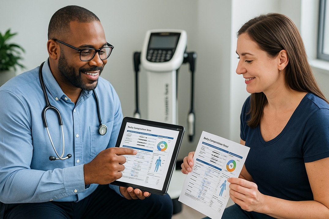 Body composition scan in Greenville NC during free consult