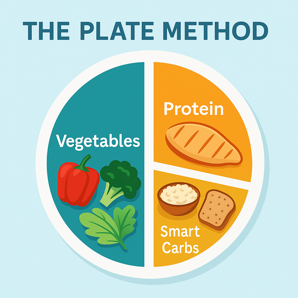 Greenville weight loss diet plate method protein vegetables smart carbs