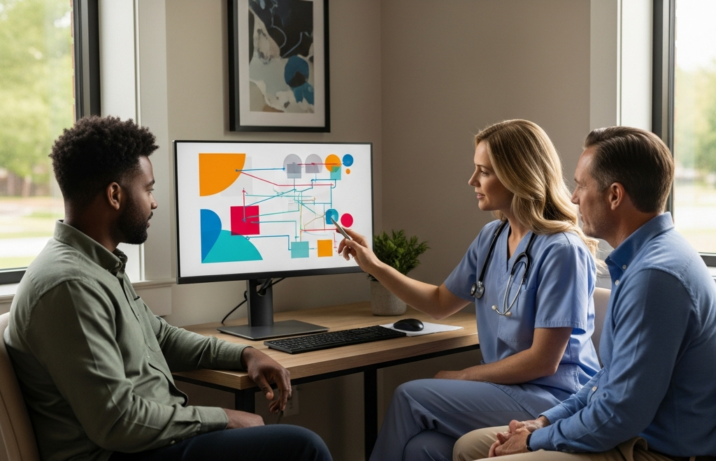 Weight loss medication options explained in Greenville NC clinic setting, prescription weight loss medication